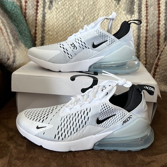 Nike Shoes - Nike Womens Air Max 270 Size 9 White/Black/White New in Box